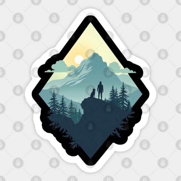 Summit Companions: Adventure Awaits Sticker by Steve